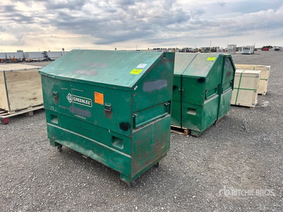 Quantity of (3) Greenlee 2448 Job Site Box