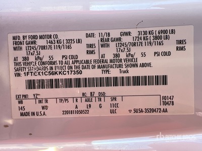 2019 Ford F-150 XL 4x2 Extended Cab Pickup