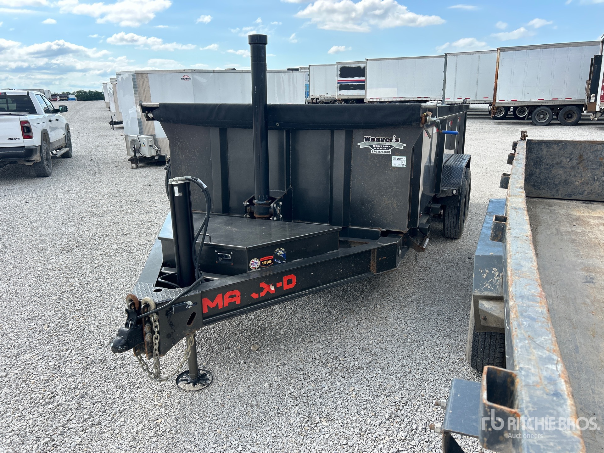 2025 Maxey 16 ft T/A Dump Utility Trailer