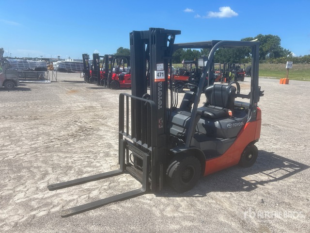 2009 Toyota 8FGU15 2500 lb Cushion Tire Forklift