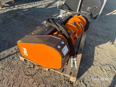 2026 ARTEER EDM-3214W 32 in Excavator Drum Mulcher Attacco per escavatore - Fits 3 - 8 ton (Unused)