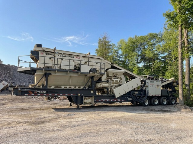 2015 Terex CRC-380XHLS Portable Cone Crushing Plant