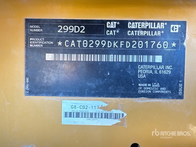 2017 Cat 299D2 Compact Track Loader