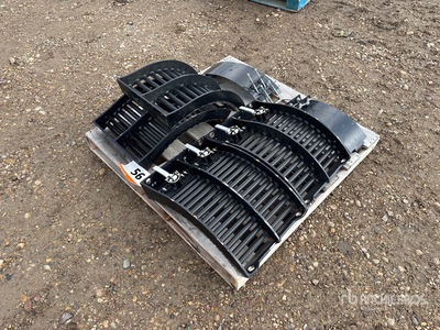 Quantity of (4) Razor Edge Combine Concave - Fits Case IH Combine