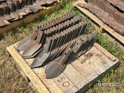 Quantity of (38) Knock On Cultivator spikes