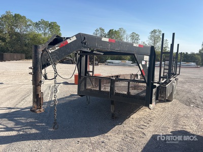 2012 Bestbilt 20 ft T/A Gooseneck Remorque utilitaire