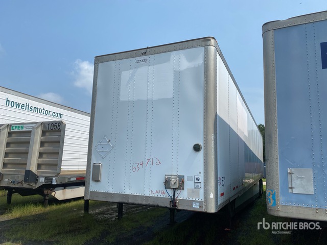 2015 Wabash 53 ft x 102 in T/A Van Trailer