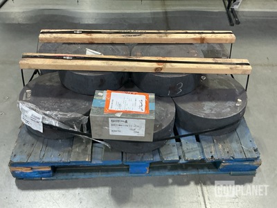 (1) Metal Block & (8) Metal Forgings