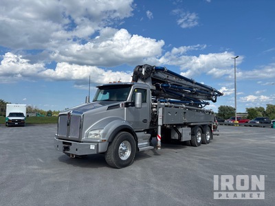 Sany on 2020 Kenworth T880 6x4 Concrete Pump Truck