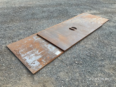Quantity of (2) Road Steel Plates