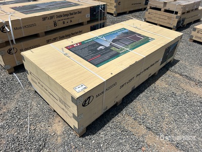 2026 KJ K2223G 23 ft x 22 ft Double Garage Metal Bâtiment de stockage (Unused)
