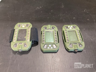 (3) Harris 10553-2360-02 Keypad/Display Units