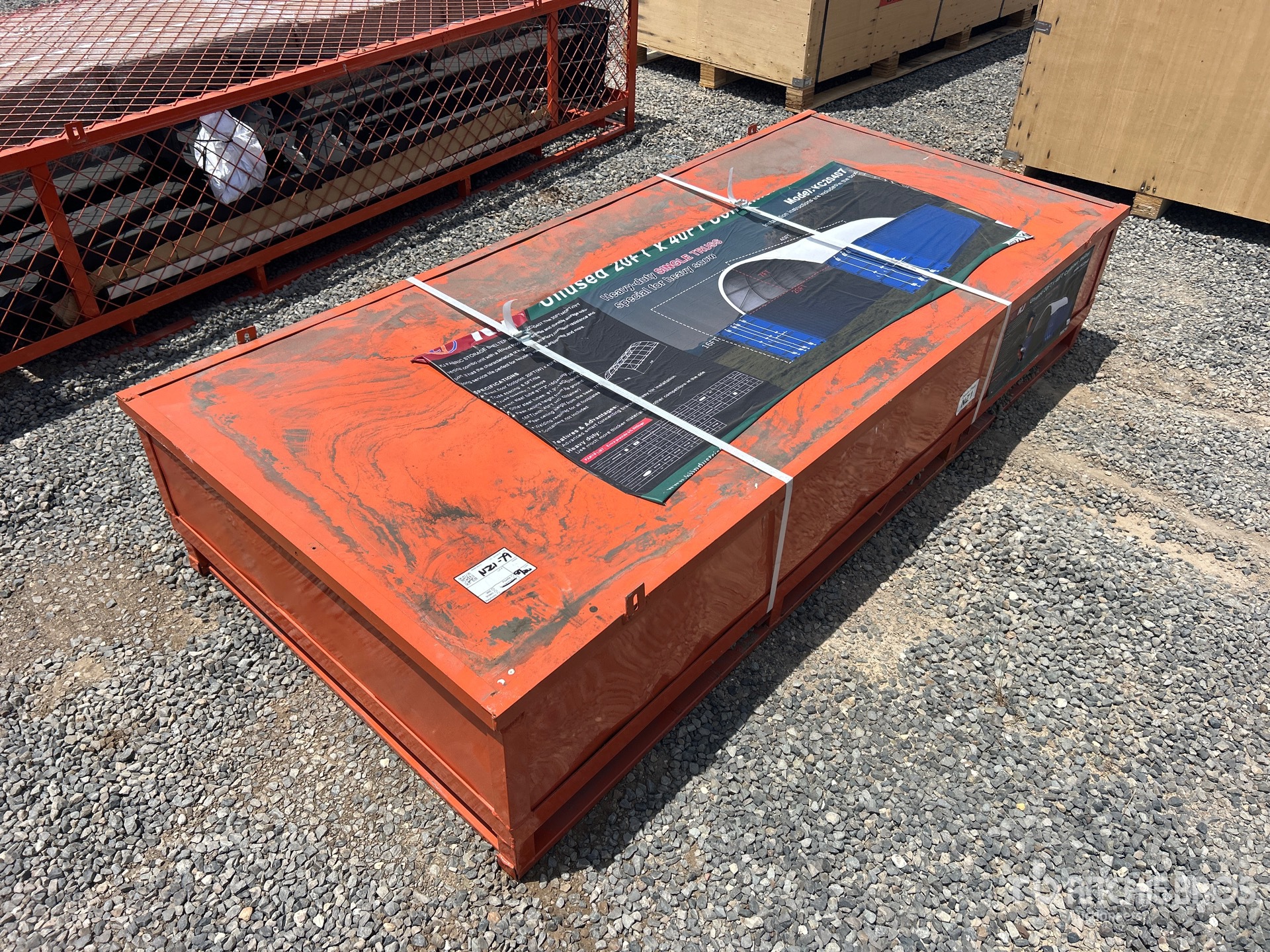 2026 KJ KC20407 20 ft x 40 ft Single Truss Container Shelter (Unused)