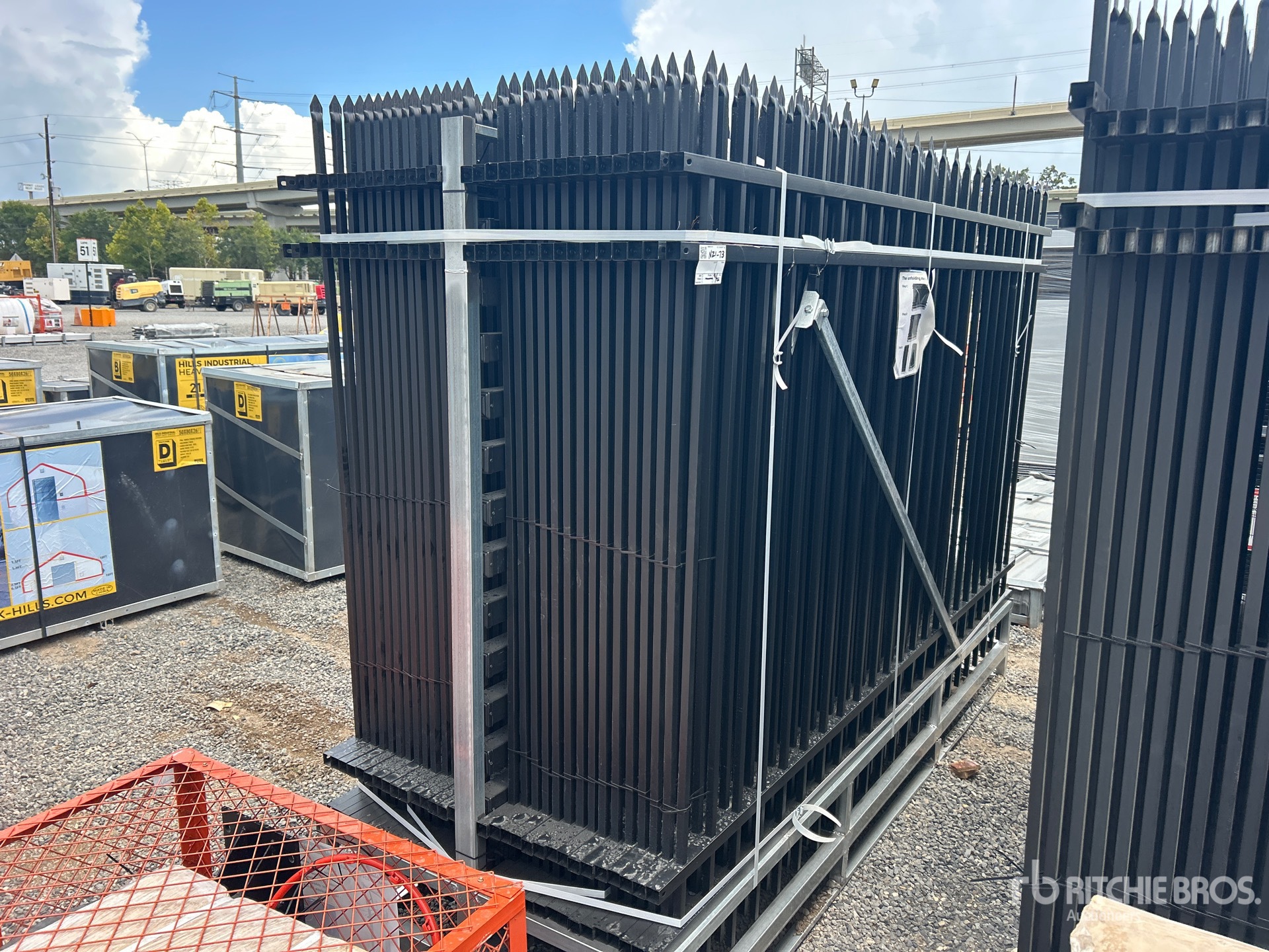 Quantity of (30) 2026 KJ K0710-30 10 ft x 7 ft Powder Coated Fencing (Unused)