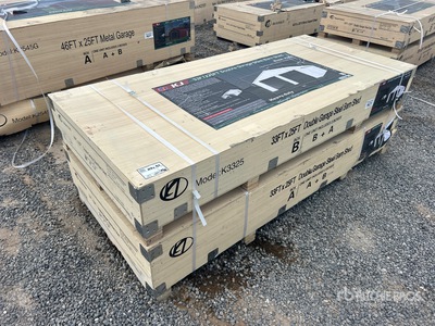2026 KJ K3325 Double Garage Metal Abri (Unused)