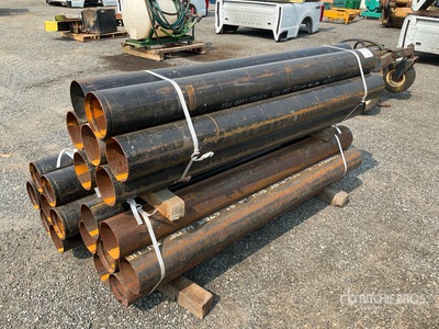 Quantity of (21) Traffic Bollards Pipe