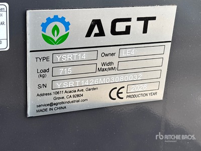 2026 AGT YSRT14 Mini Oruga cargadora compacta (Unused)
