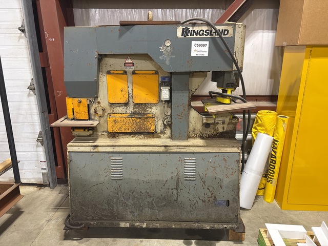 2002 Kingsland 60X Electric Ironworker 2002 Kingsland 60X Electric Ironworker