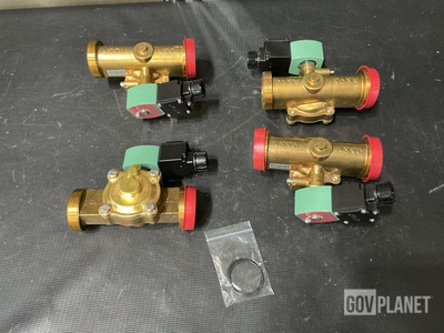 (4) Asco AV507875-800 Solenoid Valves
