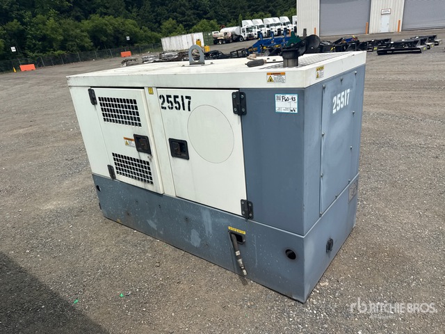 2017 Atlas Copco 25 KVA NB 20 kW Skid-Mounted Generator Set