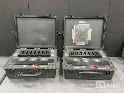 (2) Harris RF-5058-CH006 Battery Chargers