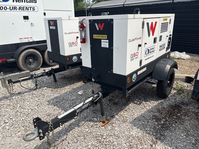 2022 Wacker Neuson G50 T4F 38 kW Mobile Generator Set (Inoperable)
