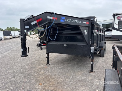 2024 16 ft T/A Gooseneck Lichte Kiepaanhanger