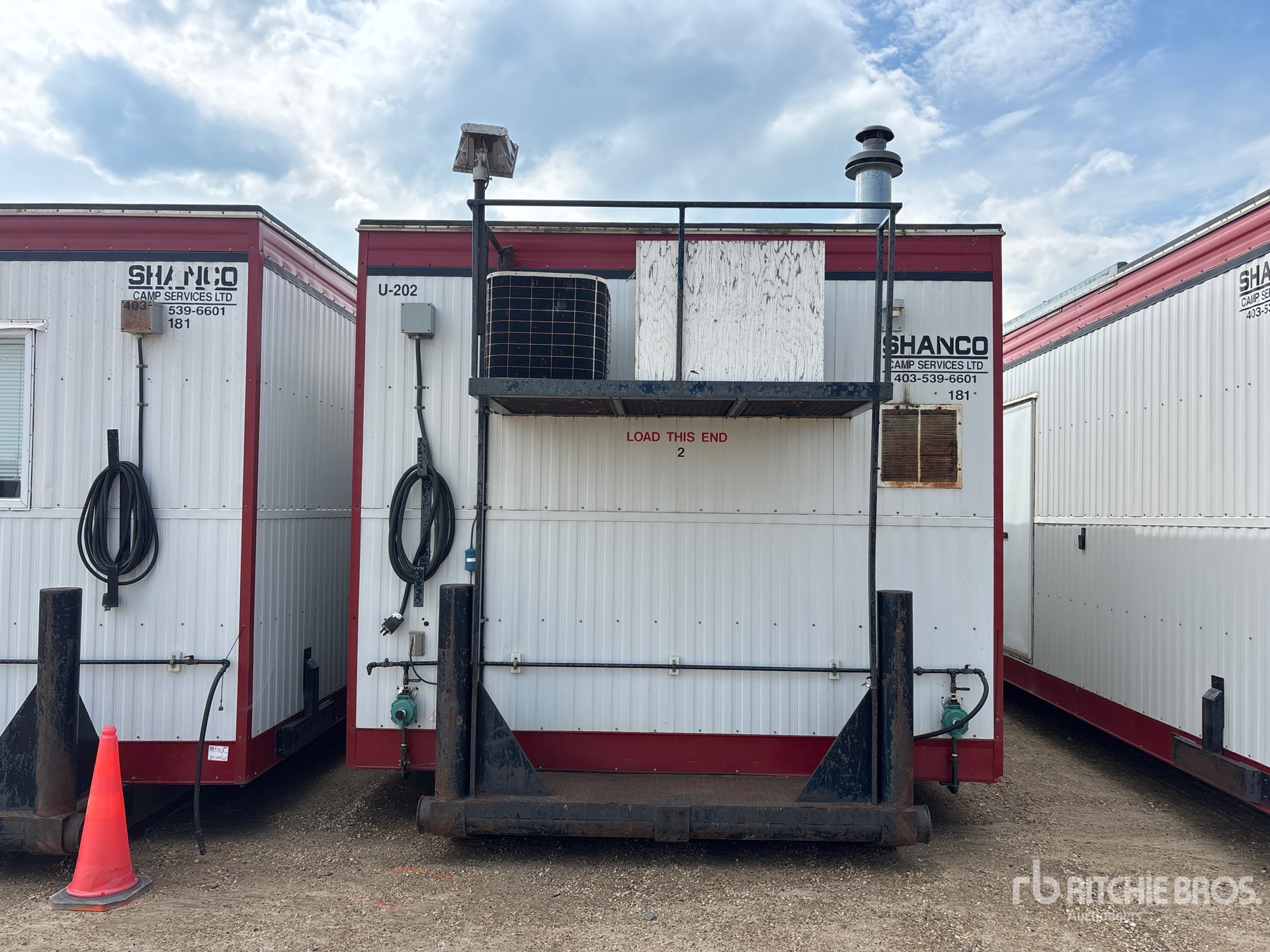 1998 54 ft x 12 ft Skid-Mounted Kitchen Unit Mobile Camp