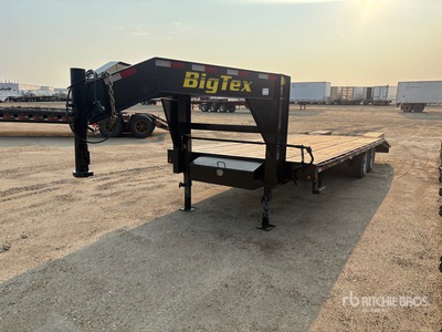 2013 Big Tex 25 ft T/A Gooseneck Equipment Trailer