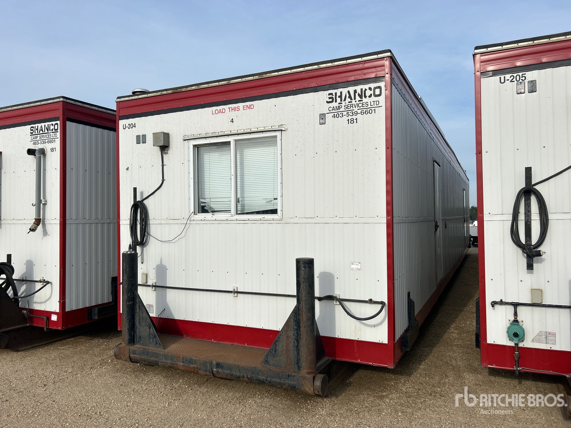 1998 Skid-Mounted 12 ft x 54 ft Rec Unit Mobile Camp