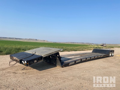 2001 Landoll 51 ft T/A Removable Gooseneck Lowboy Trailer