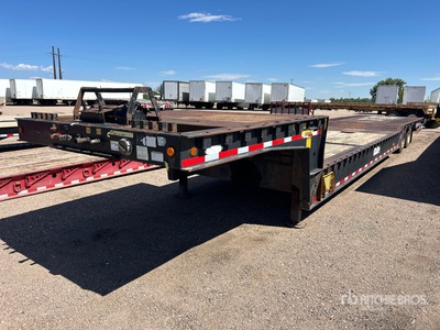 2011 Ledwell LW48HT2-6+6-PB 48 ft T/A Remolque con Rampa Abatible Hidráulica