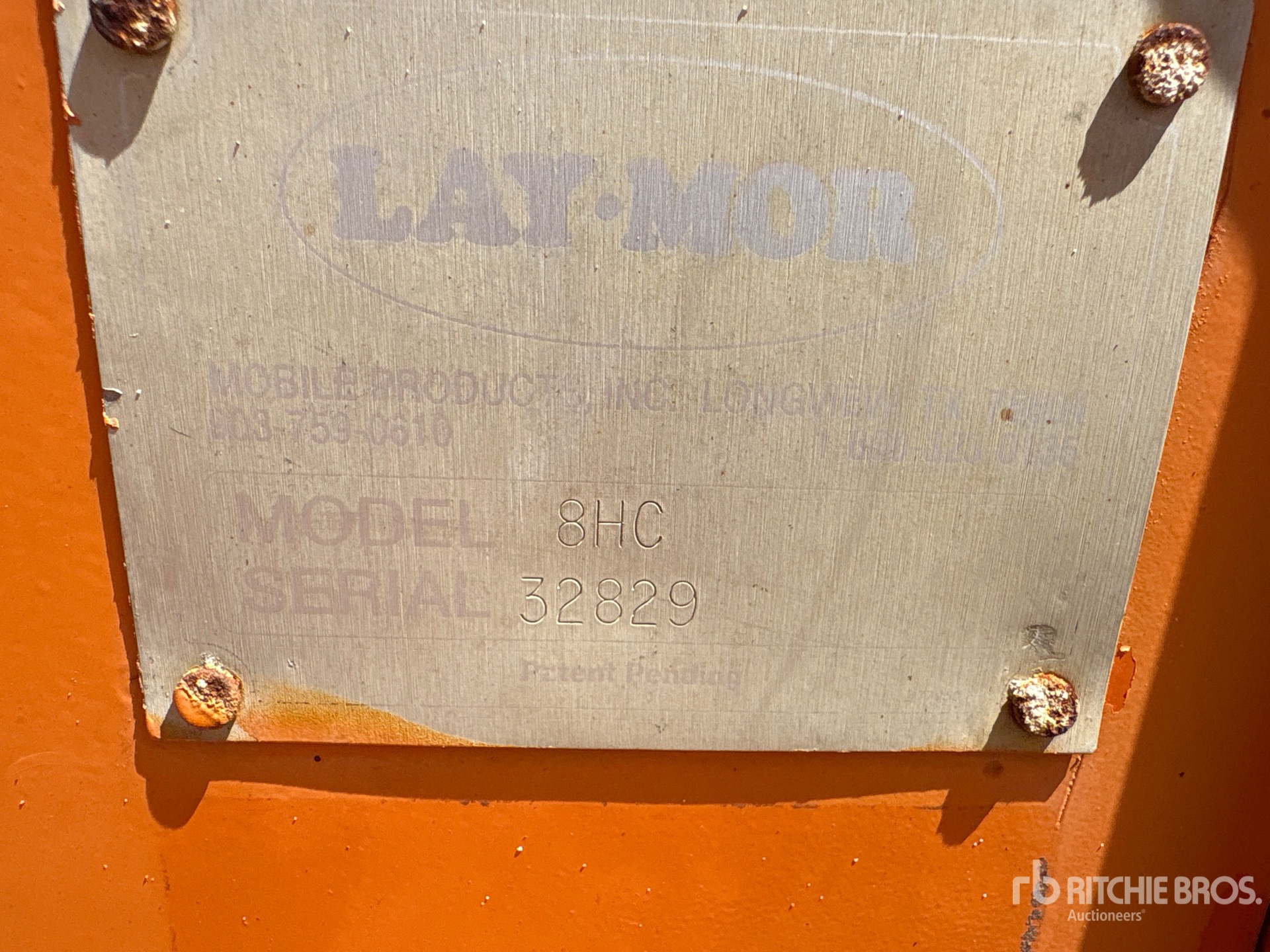 2009 Lay-Mor 8HC Self-Propelled Broom