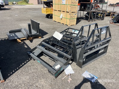 Quantity of (8) 2026 Mower King SAII100 48 in Skid Steer Forks (Unused)