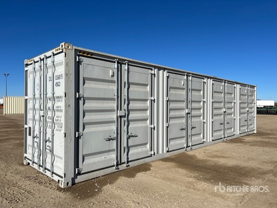 2026 40 ft High Cube Multi-Door Storage Container