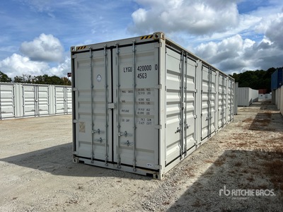 2026 40 ft High Cube Multi-Door Storage Container