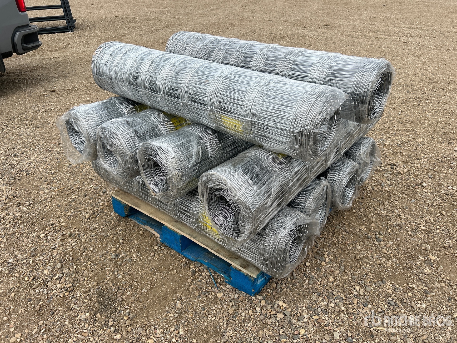 Quantity of (10) 2026 BYT FFC762 330 ft x 4 ft Galvanized Farm Fencing (Unused)