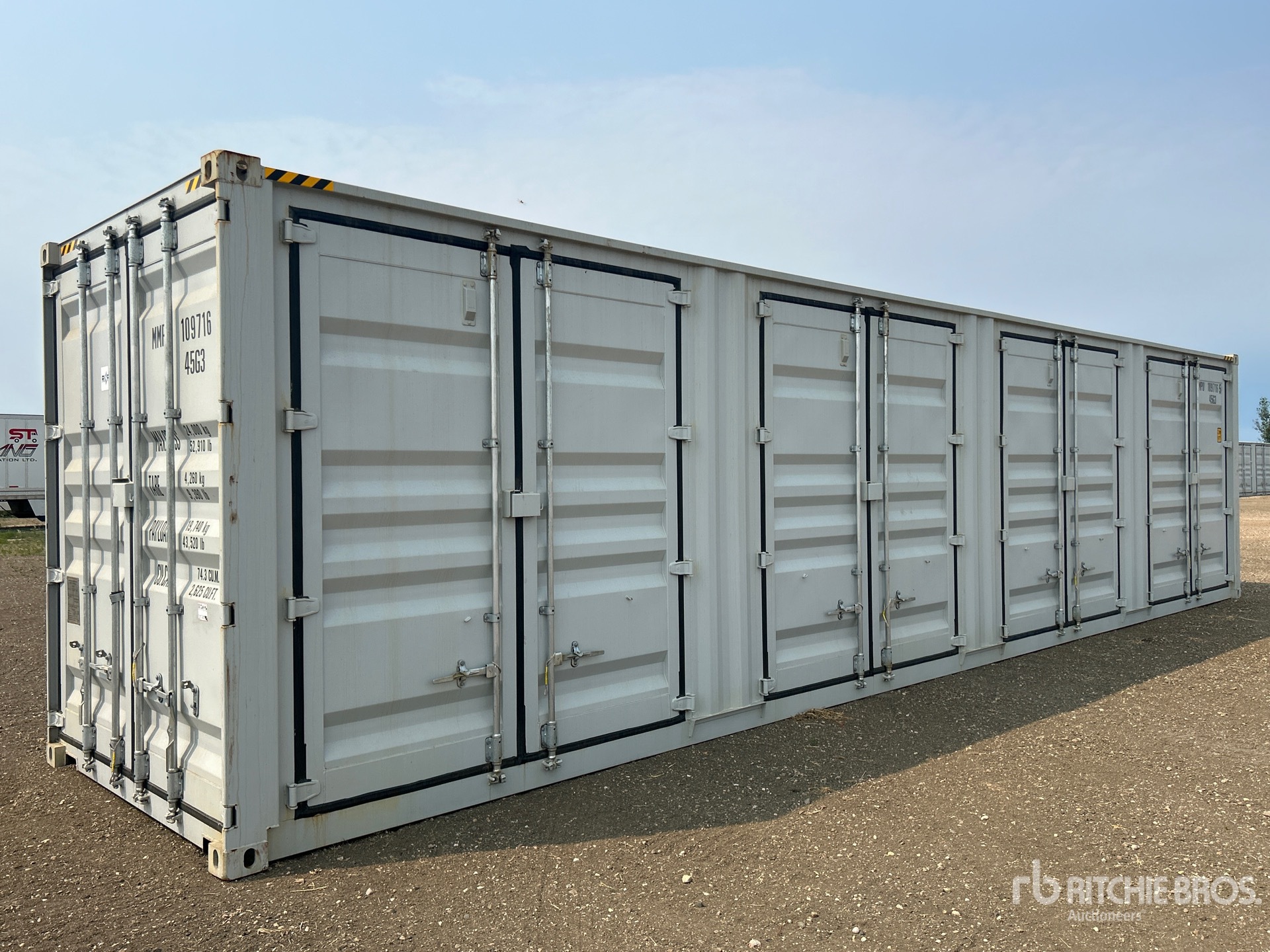 2025 40 ft High Cube Multi-Door Storage Container