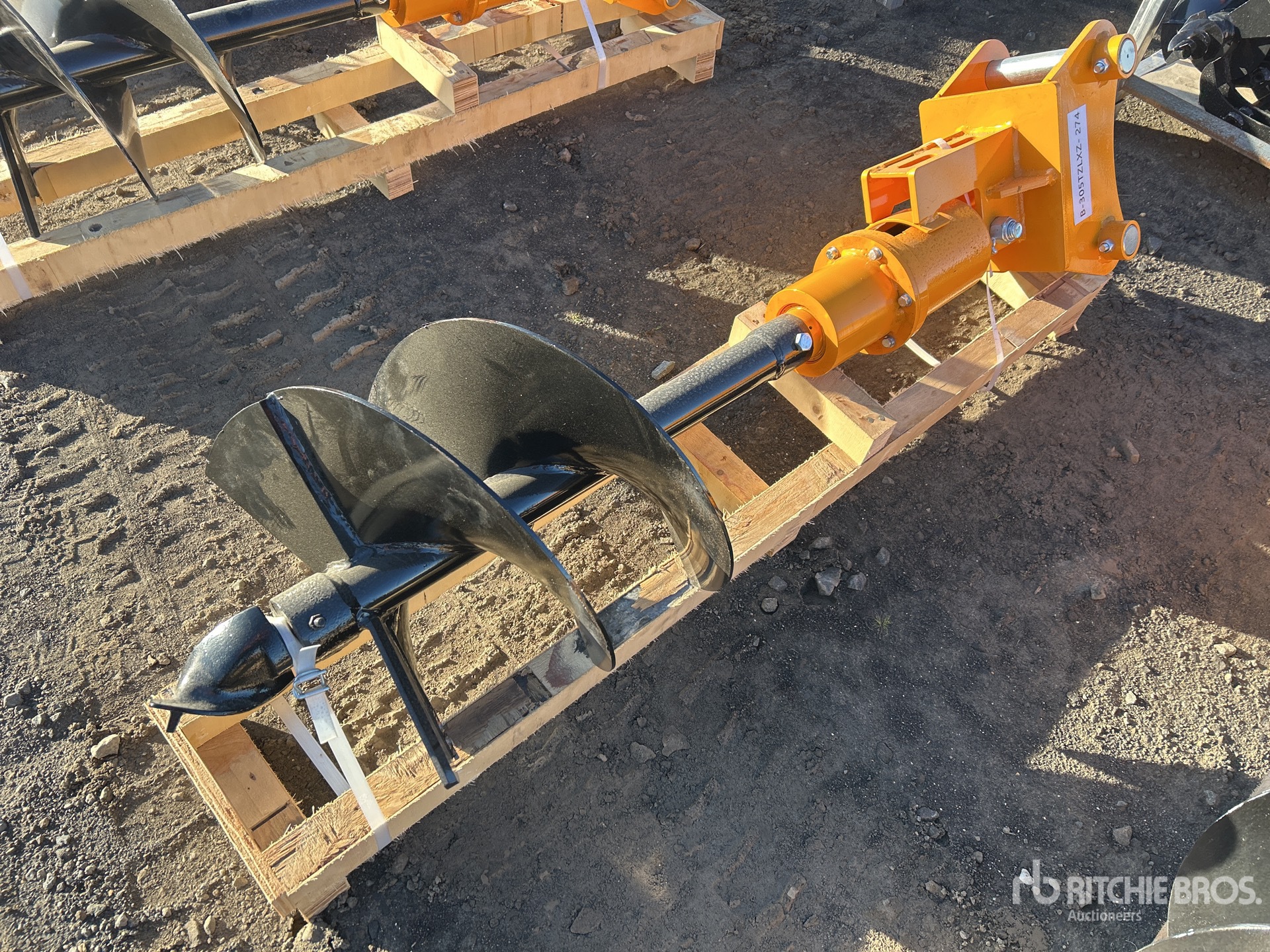 2026 GIYI 400 mm Excavator Auger - Fits Cat 305 (Unused)