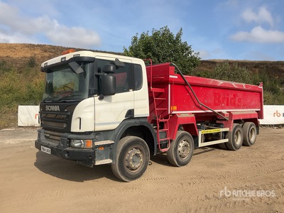 2014 Scania P410 8x4 Twin-Steer Extended Cab Tipper Quad/A Dump Truck
