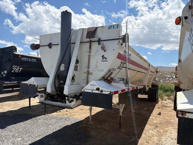 1999 Ranco 36 ft T/A End Dump Trailer