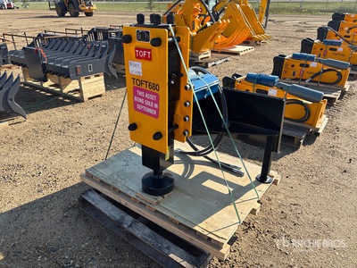 2026 TOFT TOFT680 Skid Steer Post Driver (Unused)