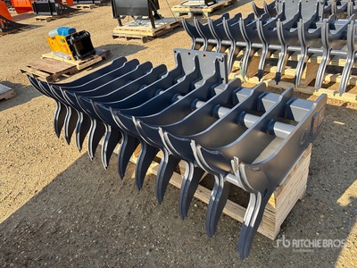 2026 TOFT TWO72 72 in Excavator Rake - Fits 15-30 ton (Unused)