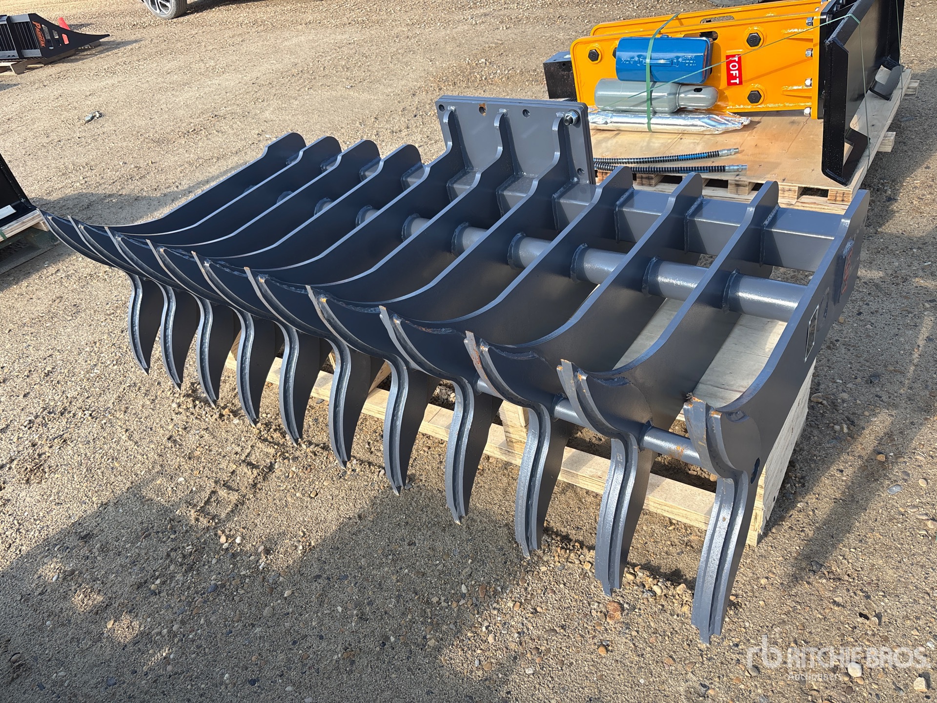 2026 TOFT TWO72 72 in Excavator Rake - Fits 15-30 ton (Unused)