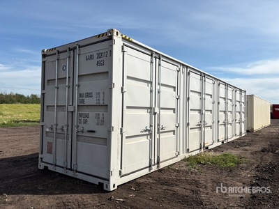 2026 40 ft High Cube Multi-Door Storage Container