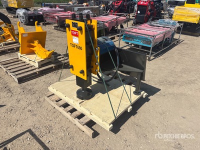 2026 TOFT TOFT680 Skid Steer Post Driver (Unused)