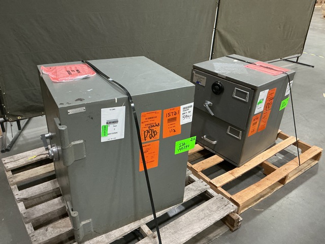 (2) Mosler Filing Cabinet Safes