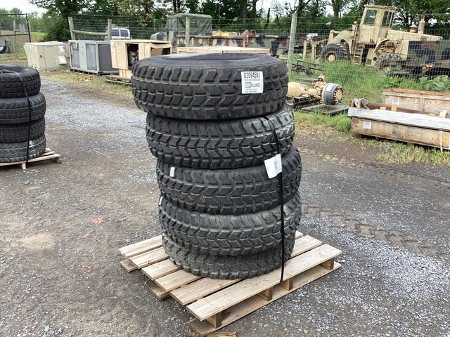 (5) Goodyear Wrangler 37x12.50R16.5LT Tires