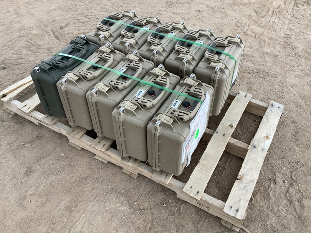 (10) Pelican 1450 Storage Cases