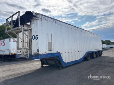 2005 Fericar 1B65A 53 ft x 102 in Quad/A Drop Frame Open-Top Chip Trailer